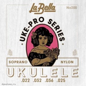 Струни для укулеле сопрано La Bella Uke-Pro 200